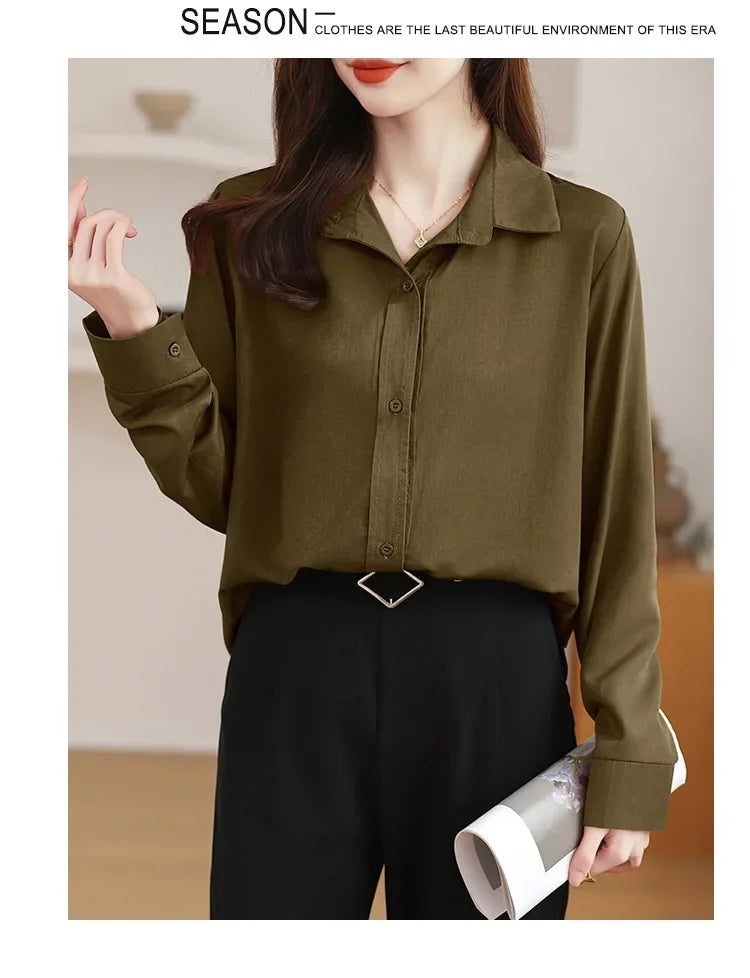 Camisa de Manga Longa com Botões