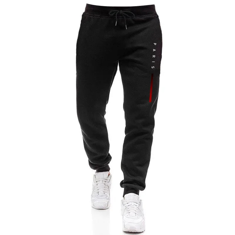 Conjunto de Moletom Masculino Paris Fashion: Moletom com Capuz e Calça Jogger para o Dia a Dia, Esportivo, Tendência Urbana, Agasalho Quente