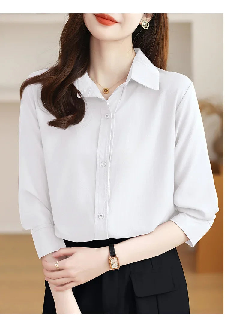 Camisa de Manga Longa com Botões