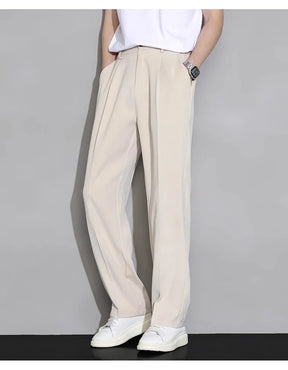Calça  casual  longa solta