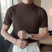 Camisa Casual Streetwear Texturizada – Estilo Coreano Moderno