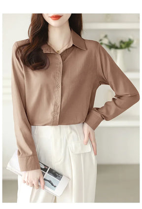 Camisa de Manga Longa com Botões