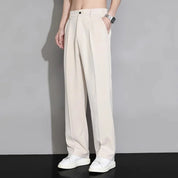Calça  casual  longa solta