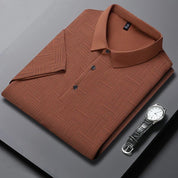 Camisa Polo Masculina Casual de Manga Curta – Estilo Coreano Leve e Sofisticado