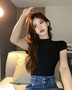 Blusa básica Moda coreana