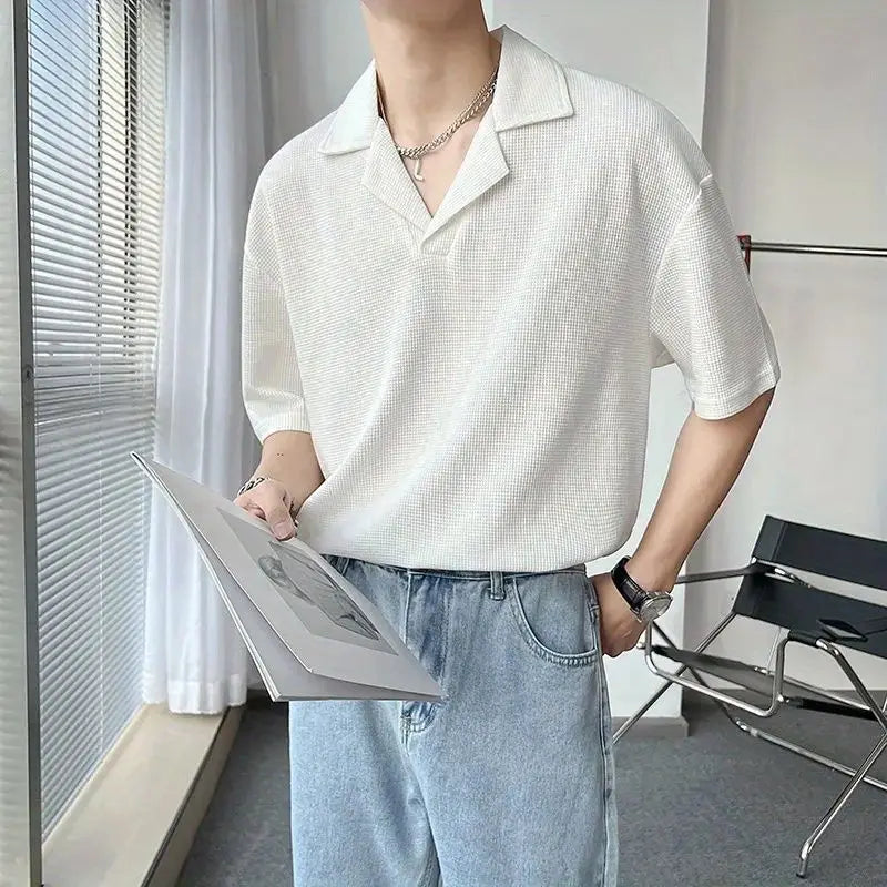 Camisa Polo Casual moda coreana