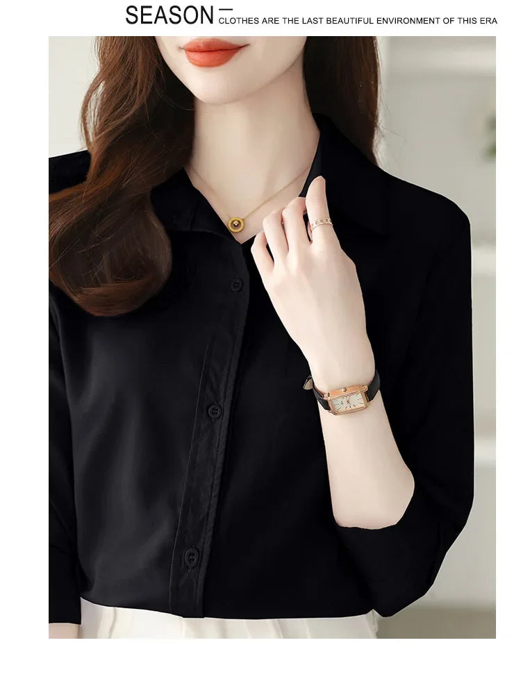 Camisa de Manga Longa com Botões