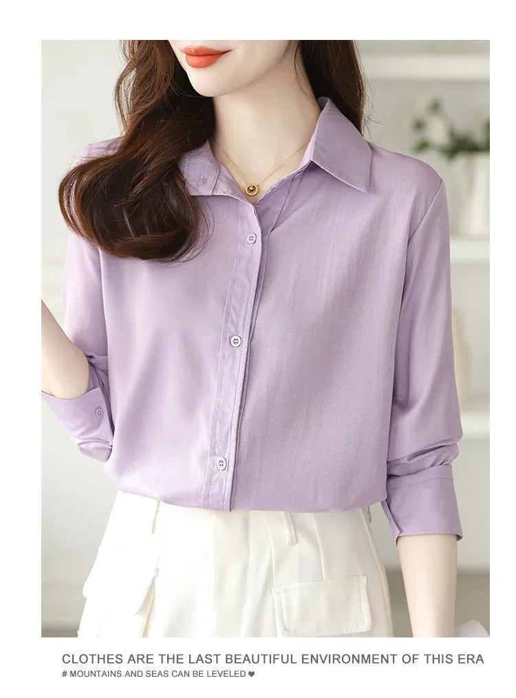 Camisa de Manga Longa com Botões