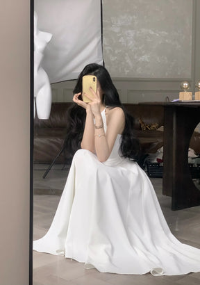 Vestidos midi vintage sem mangas para mulheres