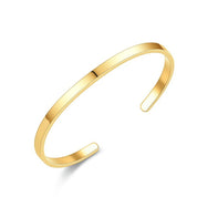 Pulseira Masculina de Aço Inoxidável Prata
