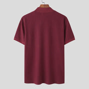 Camisa Casual Streetwear Texturizada – Estilo Coreano Moderno