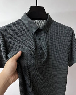 Camisa polo masculina de verão casual