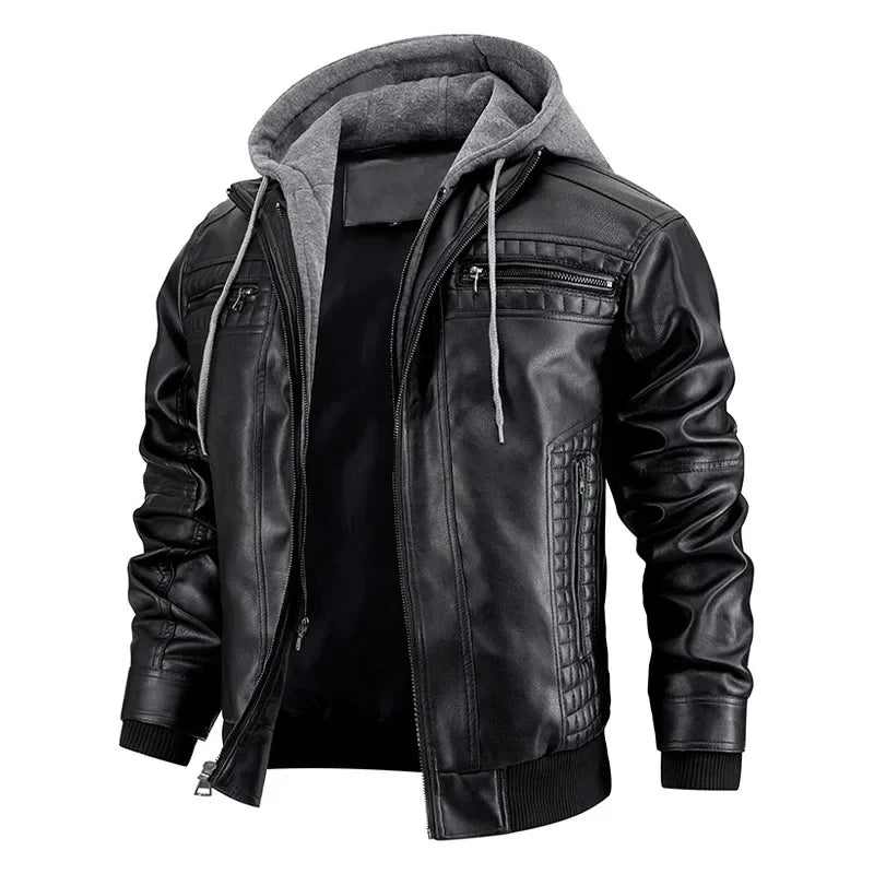 Personalizável 2025 novas jaquetas de couro masculino outono casual motocicleta jaqueta do plutônio motociclista casacos de couro roupas ternos feitos sob medida
