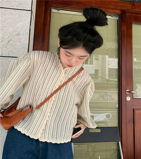 Camisa Casual Feminina – Look Seoul Charm