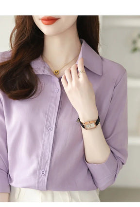 Camisa de Manga Longa com Botões