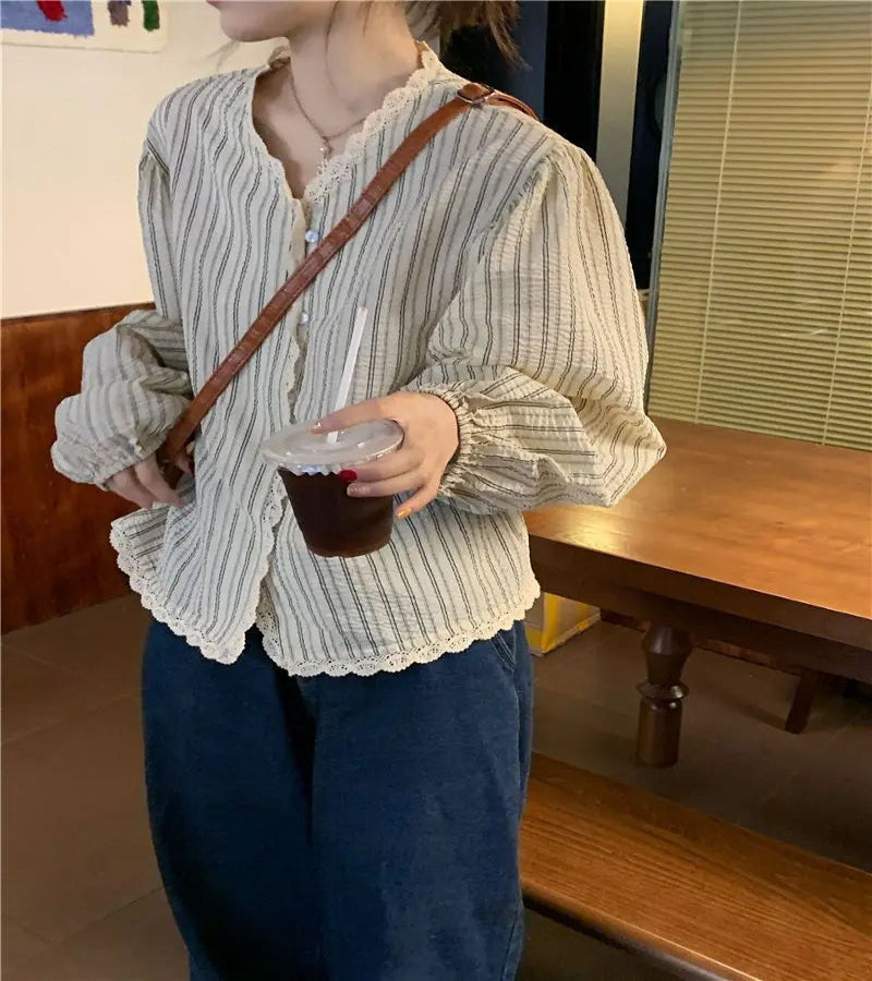 Camisa Casual Feminina – Look Seoul Charm