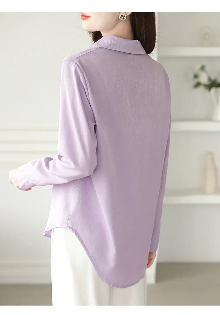 Camisa de Manga Longa com Botões