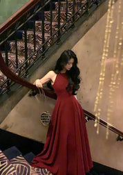 Vestidos midi vintage sem mangas para mulheres