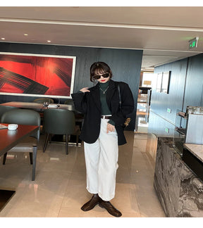 SUÉTER DE INVERNO COM GOLA FALSA - LOOK “ENTRE ESTAÇÕES”