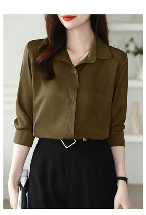 Camisa de Manga Longa com Botões