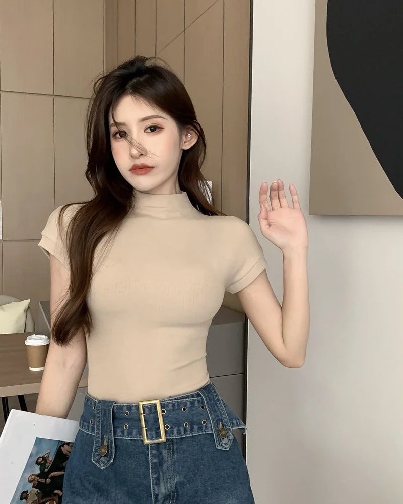 Blusa básica Moda coreana