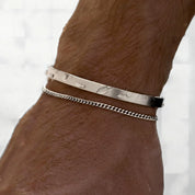 Conjunto de Pulseiras Masculinas Empilháveis – Estilo Coreano Moderno