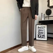 Calça  casual  longa solta