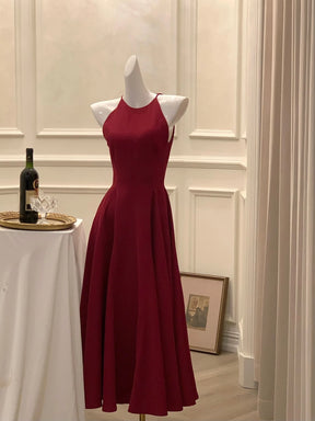Vestidos midi vintage sem mangas para mulheres