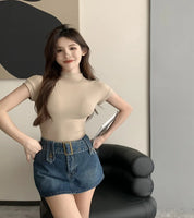 Blusa básica Moda coreana