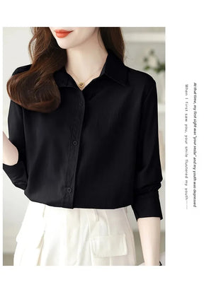 Camisa de Manga Longa com Botões