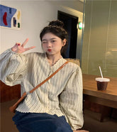 Camisa Casual Feminina – Look Seoul Charm