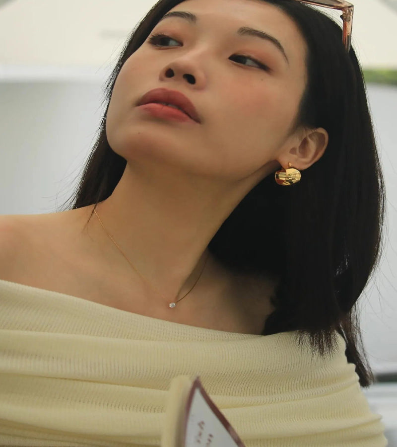 Colar Minimalista Solitário com Pingente de Zircônia Antimanchas