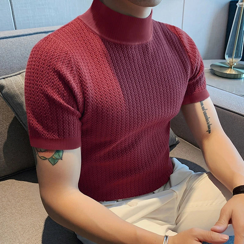 Camisa Casual Streetwear Texturizada – Estilo Coreano Moderno