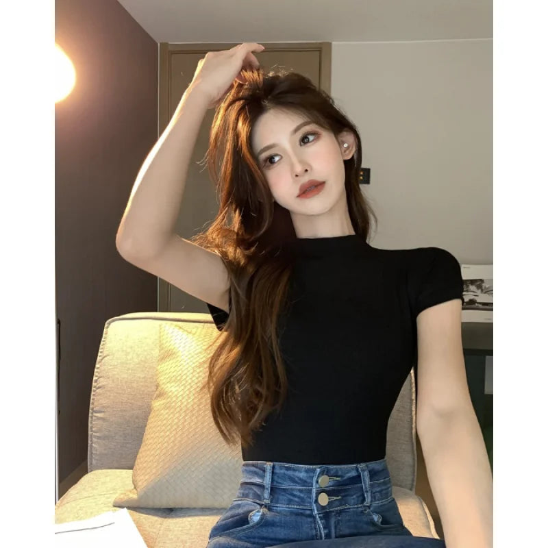 Blusa básica Moda coreana