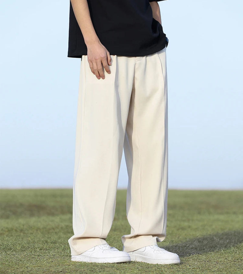 Calça Masculina Coreana com Caimento Solto