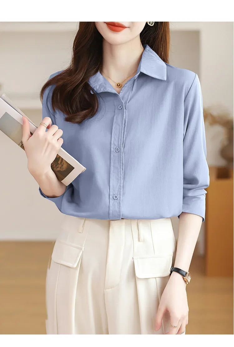 Camisa de Manga Longa com Botões