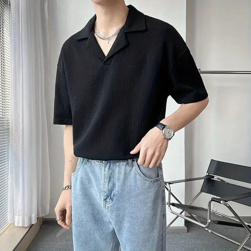 Camisa Polo Casual moda coreana