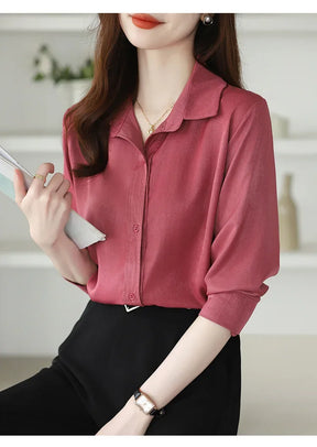 Camisa de Manga Longa com Botões