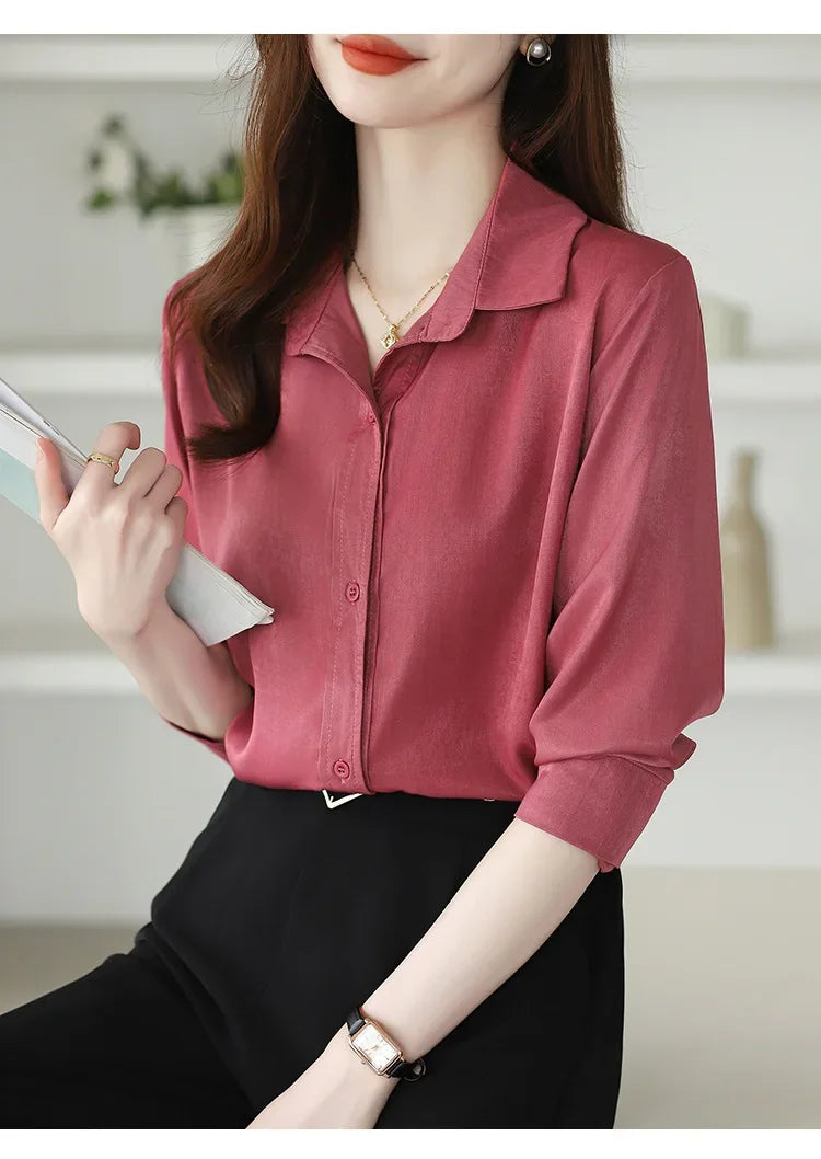 Camisa de Manga Longa com Botões