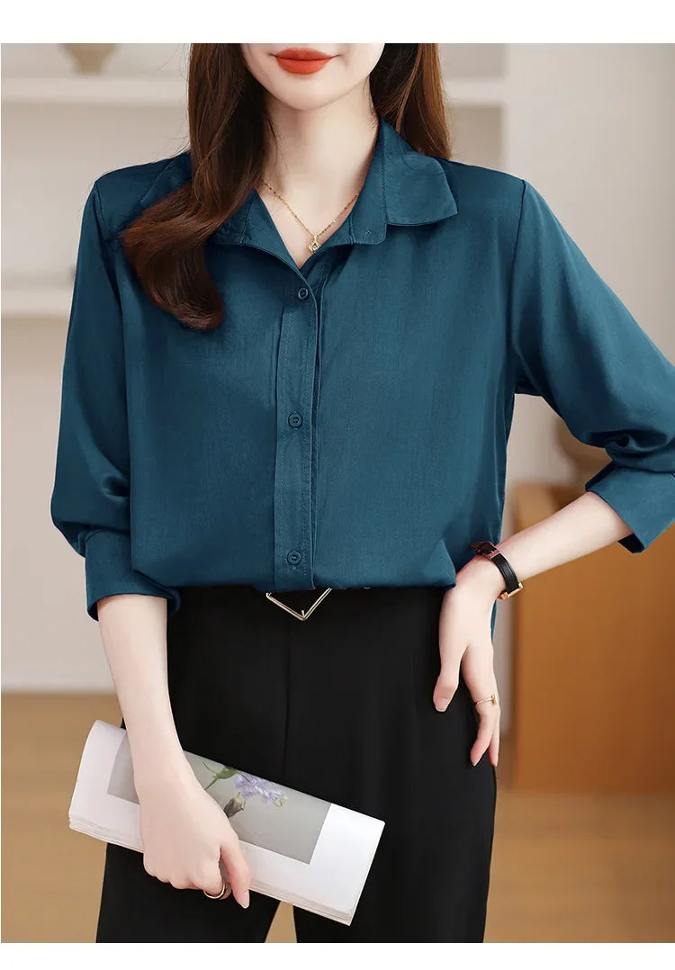 Camisa de Manga Longa com Botões