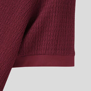 Camisa Casual Streetwear Texturizada – Estilo Coreano Moderno