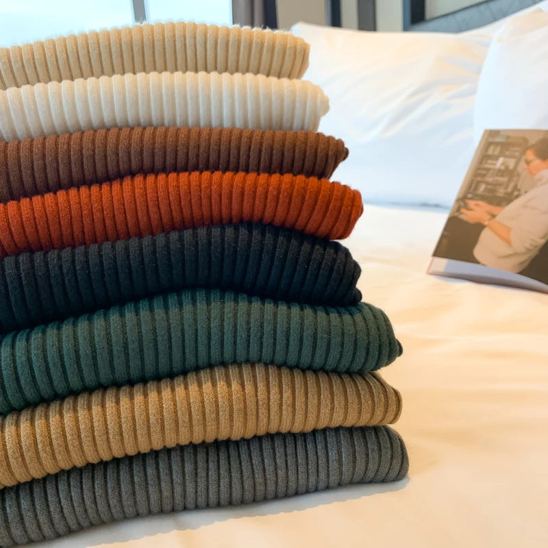 SUÉTER DE INVERNO COM GOLA FALSA - LOOK “ENTRE ESTAÇÕES”