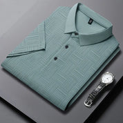 Camisa Polo Masculina Casual de Manga Curta – Estilo Coreano Leve e Sofisticado