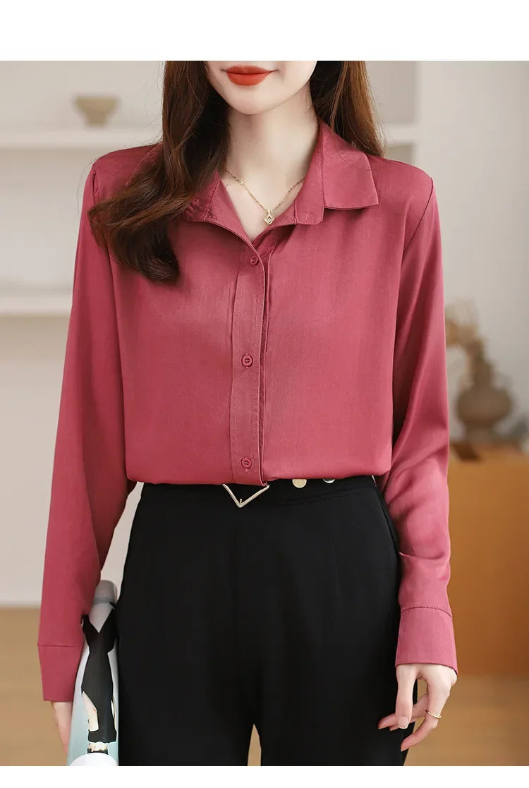 Camisa de Manga Longa com Botões