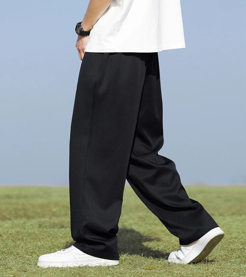 Calça Masculina Coreana com Caimento Solto