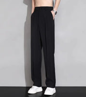 Calça  casual  longa solta