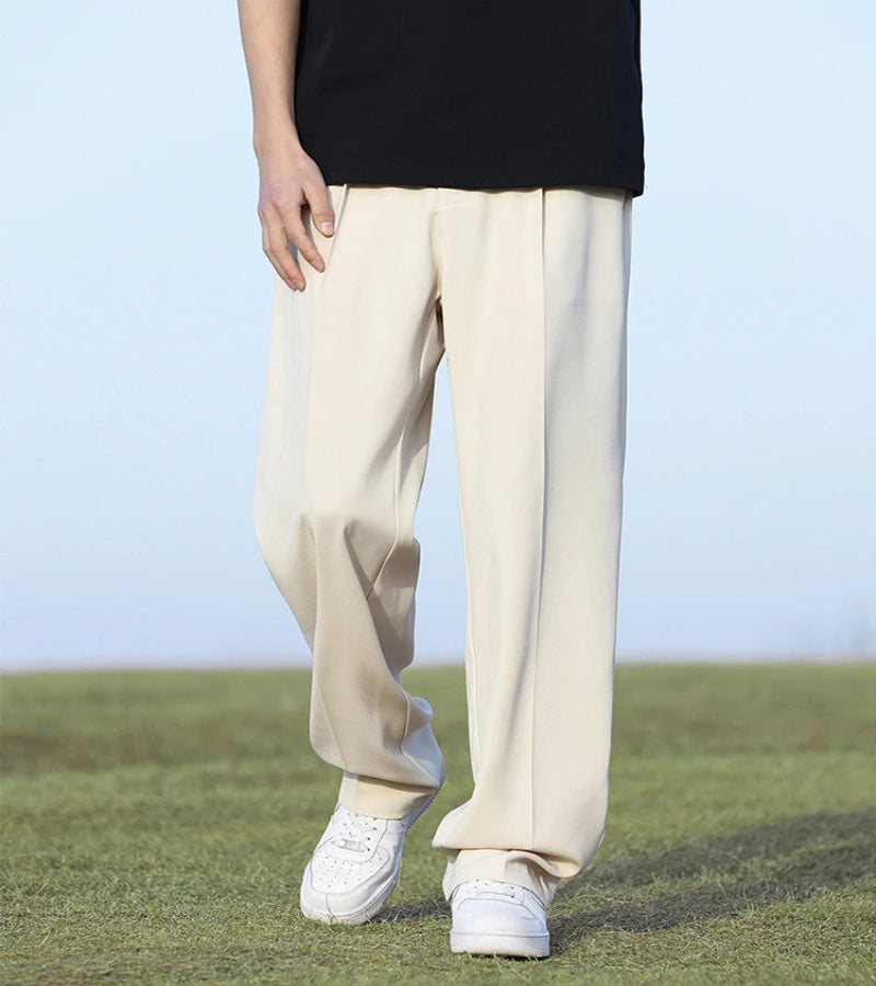 Calça Masculina Coreana com Caimento Solto