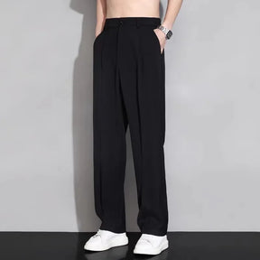 Calça  casual  longa solta