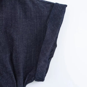 Vestido Jeans Midi Slim com Lapela - Look Seoul Denim Chic