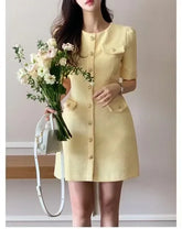 Vestido Tweed Coreano Estilo “Small Coreia”